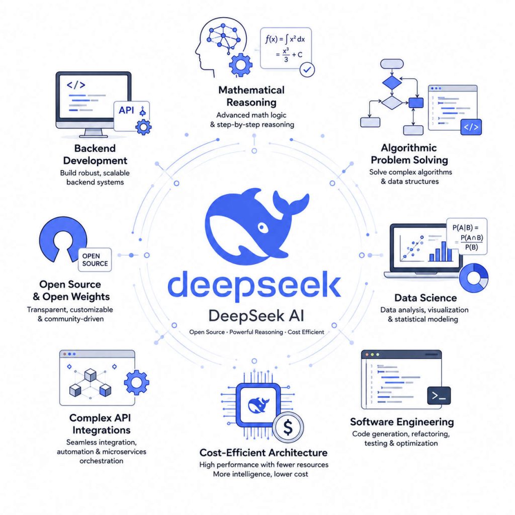 DeepSeek open AI model for reasoning and coding